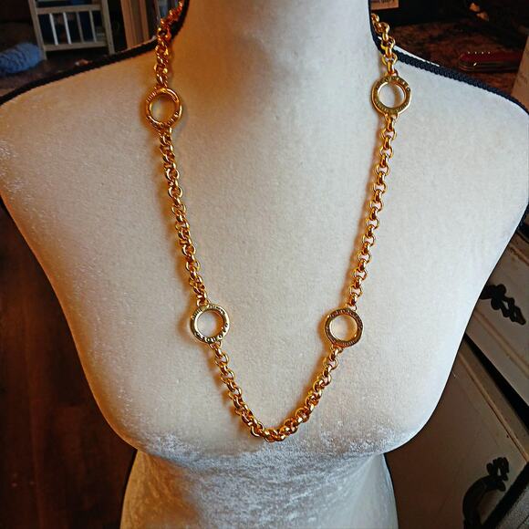 Vintage Giorgio Beverly Hills Chain Link Necklace - Picture 2 of 5